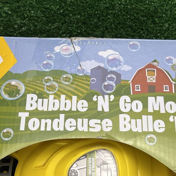 John Deere Bubble 'N' Go Lawn Mower Toy w/Bubble Solution Toddler’s Summer Gift - Picture 16 of 16